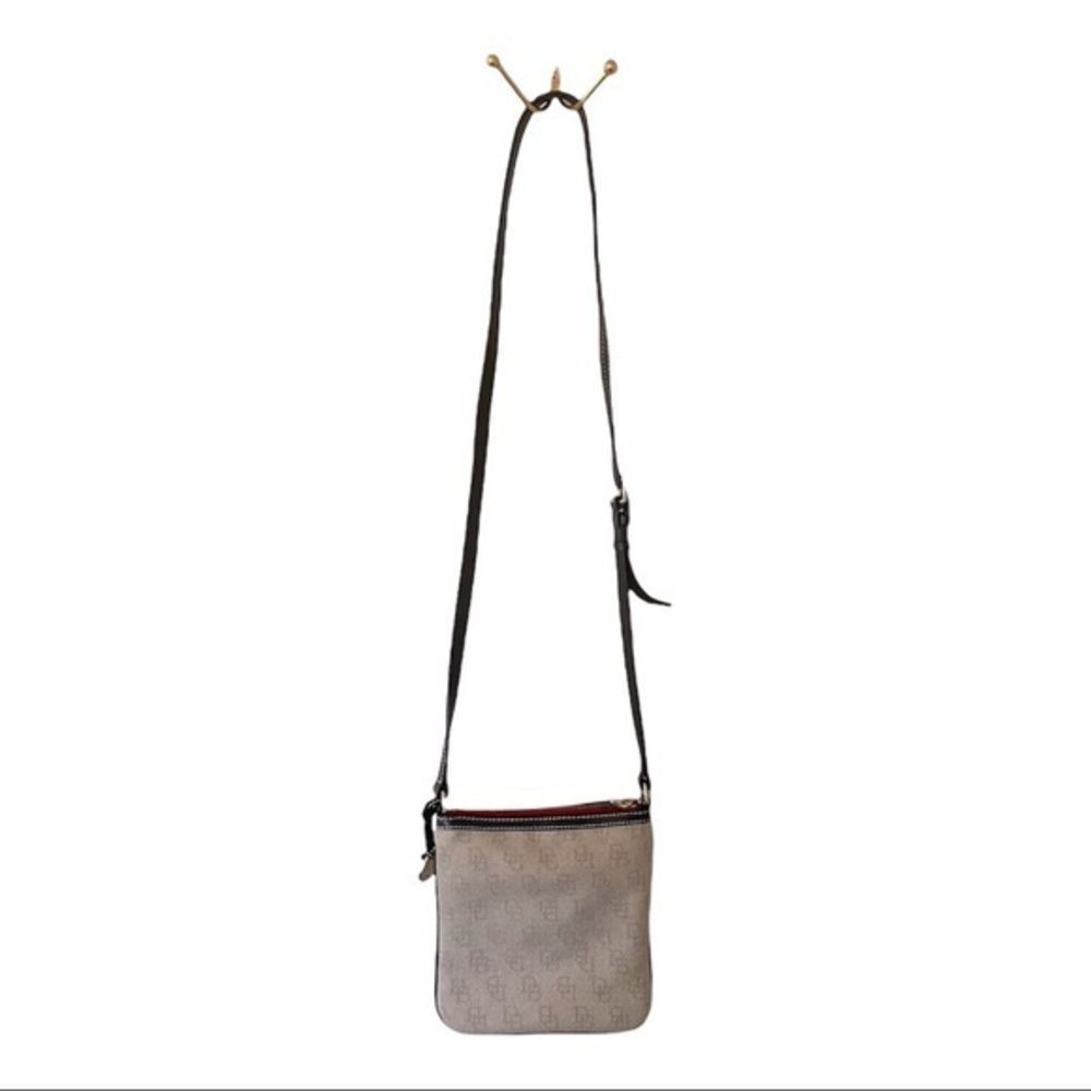 Dooney & Bourke Classic DB Monogram Logo Crossbody Purse - Picture 7 of 8